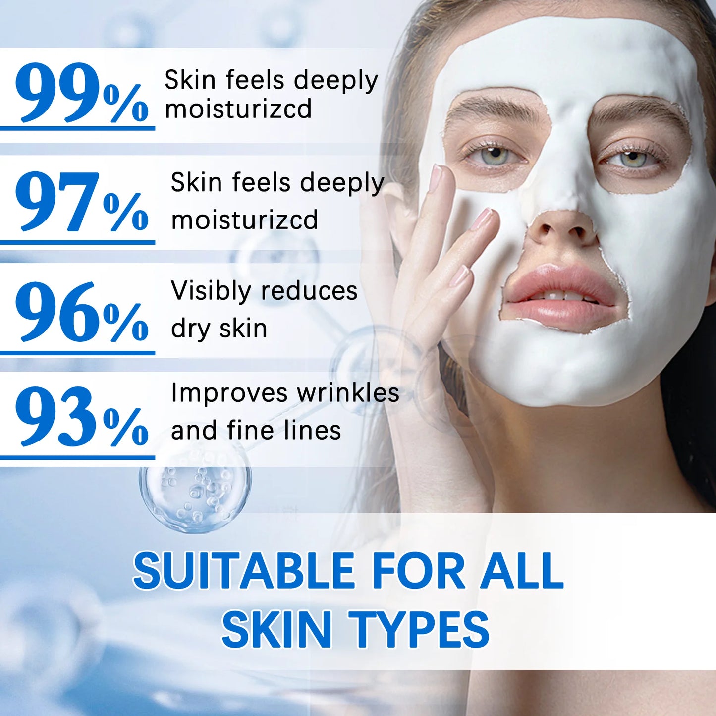 Hyaluronic Acid Mask Powder Hydrating Smoothing Brighten
