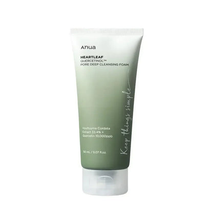 Anua Korean Heartleaf Anti-aging Essence Moisturizing Toner Emulsion Fade Fine Lines Deep Cleaning Facial Cleanser Skin Care Set