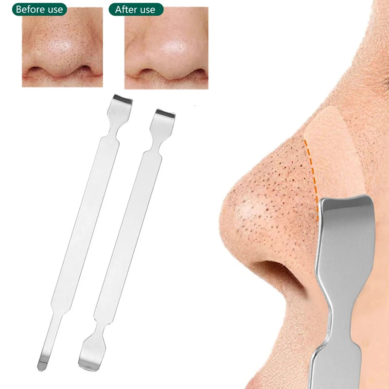 Stainless Steel Facial Skin Spatula Blackhead Remover