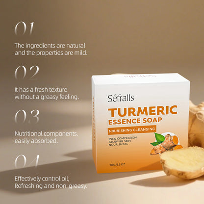 Séfralls Handmade Turmeric Soap 100gFade Dark SpotsGentle