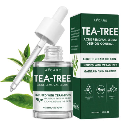 Acne Tea Tree Serum Relief Vegan Non-Sticky Clear Balanced Skin