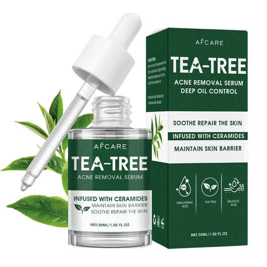 Acne Tea Tree Serum Relief Vegan Non-Sticky Clear Balanced Skin