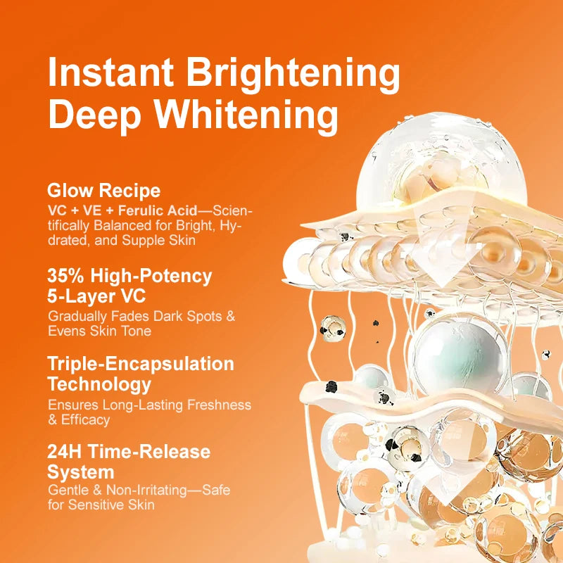 Vitamin C Facial Whitening Serum Hyaluronic Spot Remover