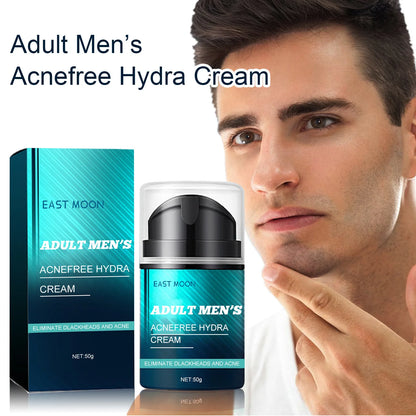 Men Anti Acne Cream Oil Control Remove Acne Mark Pimples Fade Black Dots Shrink Pores Refreshing Hydrating Acne Treatment Cream