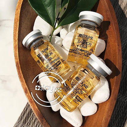 Salmon DNA Gold Ampoule Skin Booster Serum Stayve BB Cream