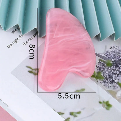 Resin Gua Sha Face Roller Massager