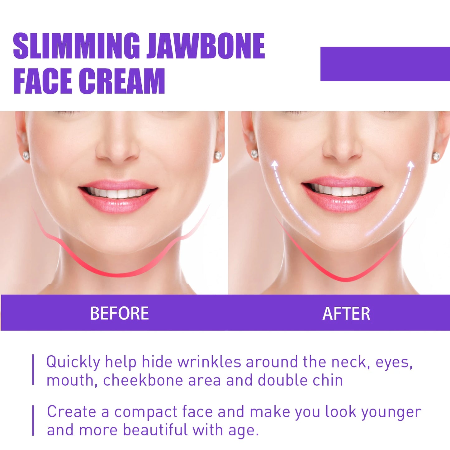 V-Shape Slimming Cream Tighten Mandibular Line Double Chin Lift