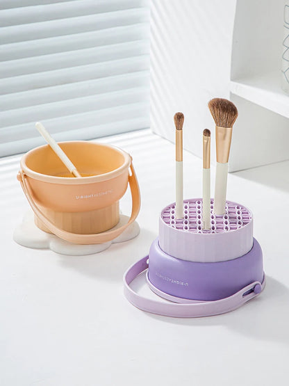 Makeup Brush Cleaning Bucket