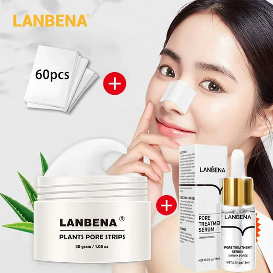 LANBENA Shrink Pore Essence 15ml Blackhead Nasal Black Mask