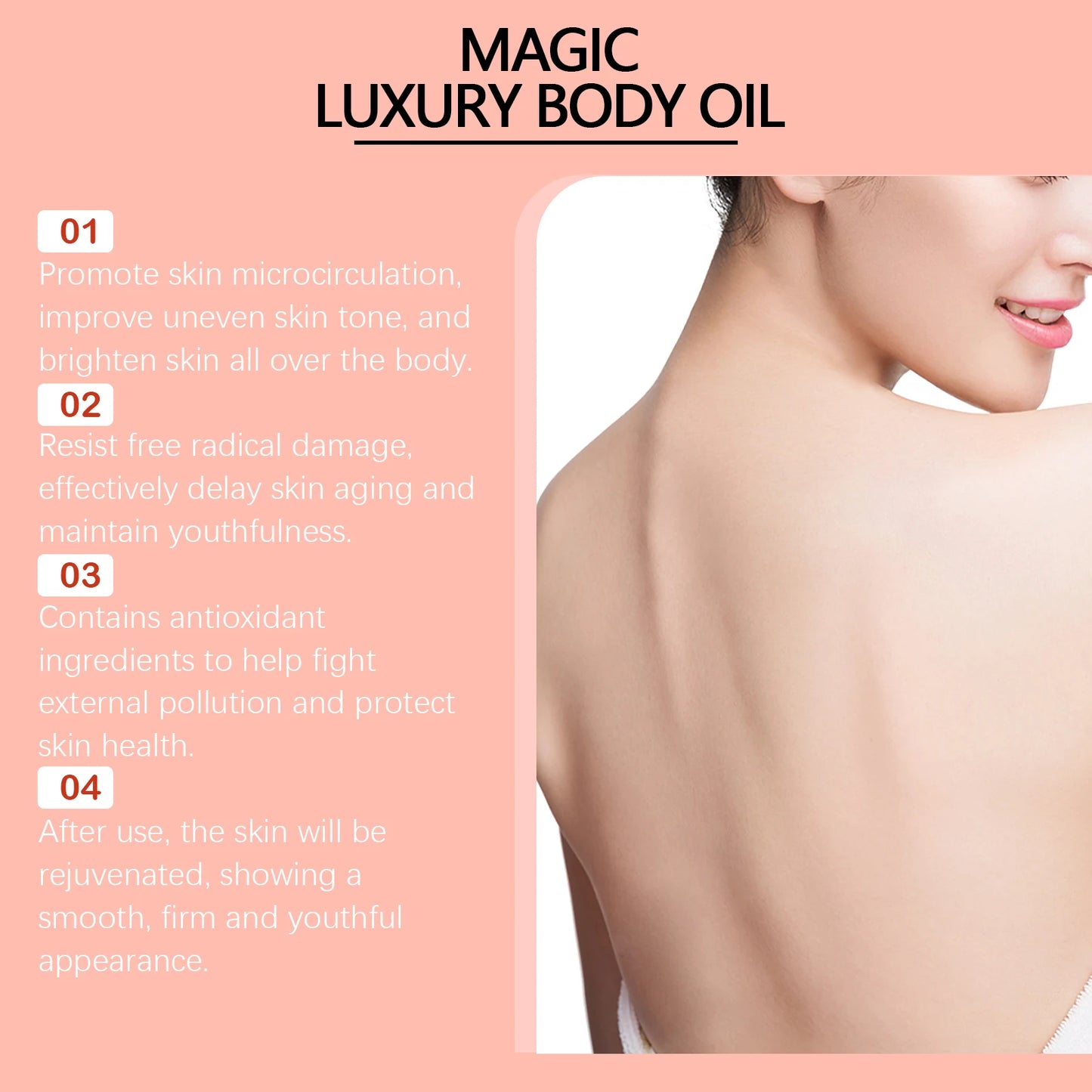 Body Firming Oil Sooth Dry Rough Repair Damaged Skin