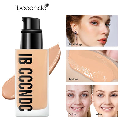 High Coverage Waterproof Korean Foundation Cream