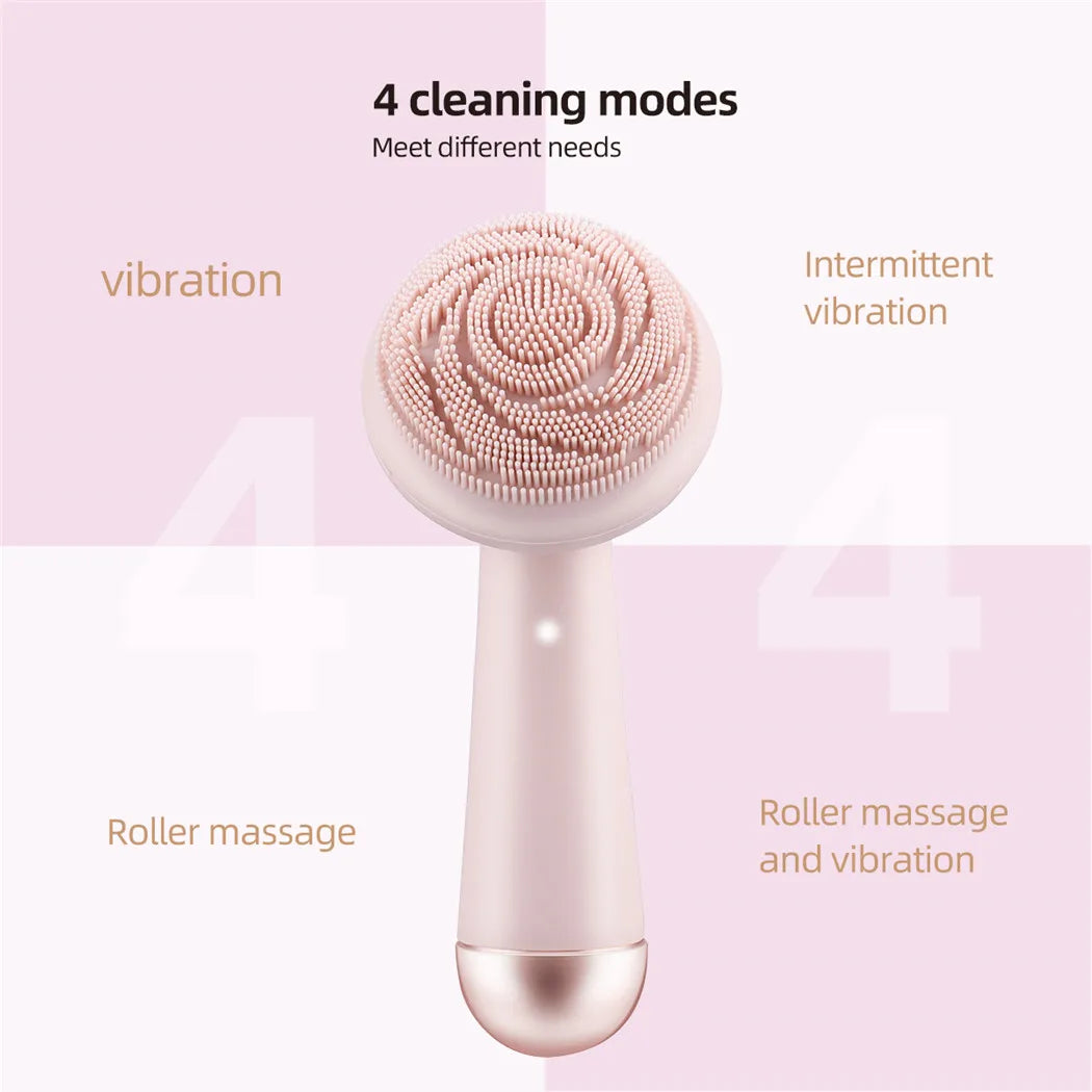 Electric Silicone Facial Brush