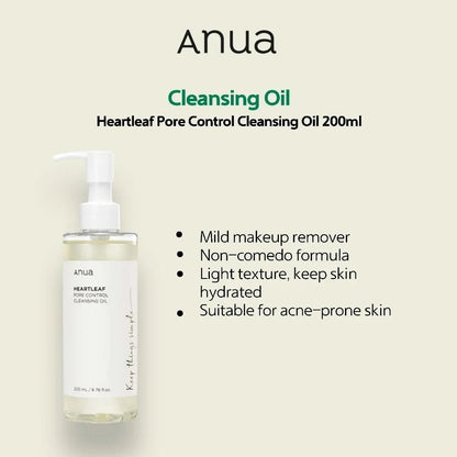 Anua Skincare Products Set Facial Deep Cleansing Toner 77 Heartleaf