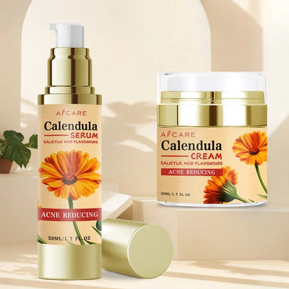 Calendula Face Cream Anti-acne Facial Serum Shrink Pores
