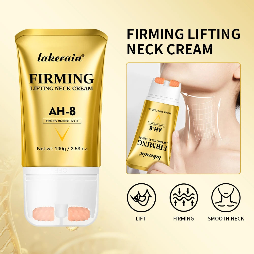 Ah-8 Firming Neck Cream, Moisturizing Neck Lotion for Crepey Skin, Comfortable Skin Care Cosmetic, Skin Care Product for Women