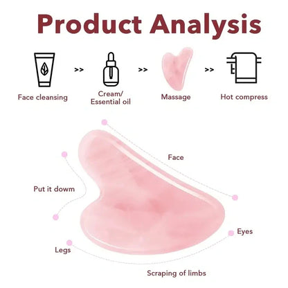 Resin Gua Sha Face Roller Massager