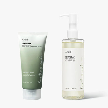 Anua Skincare Products Set Facial Deep Cleansing Toner 77 Heartleaf