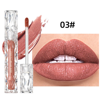Waterproof Matte Diamond Shimmer Lipgloss