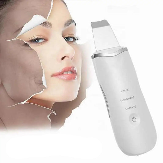 Ultrasonic Skin Scrubber Facial Cleaner
