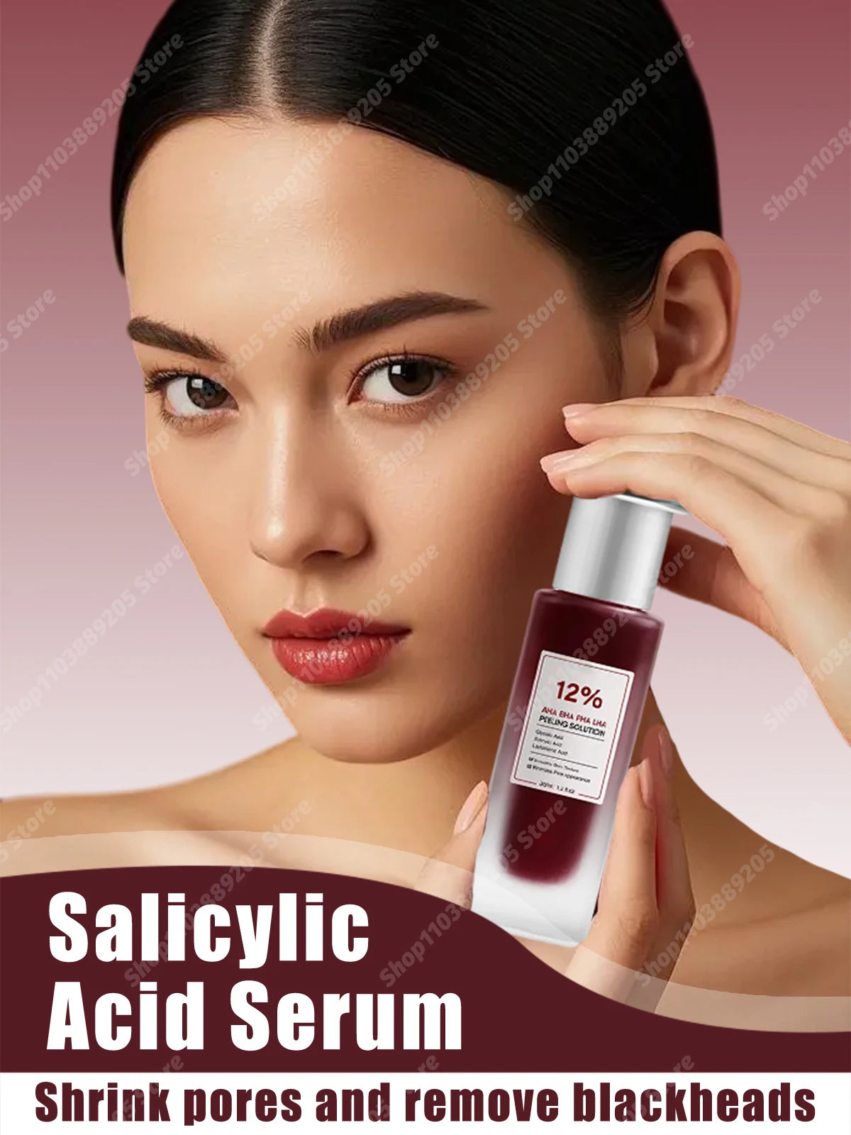 Salicylic Acid Essence Face Serum Shrink Pores Facial Essential Oil