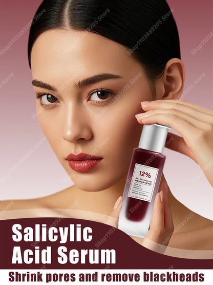 Salicylic Acid Essence Face Serum Shrink Pores Facial Essential Oil