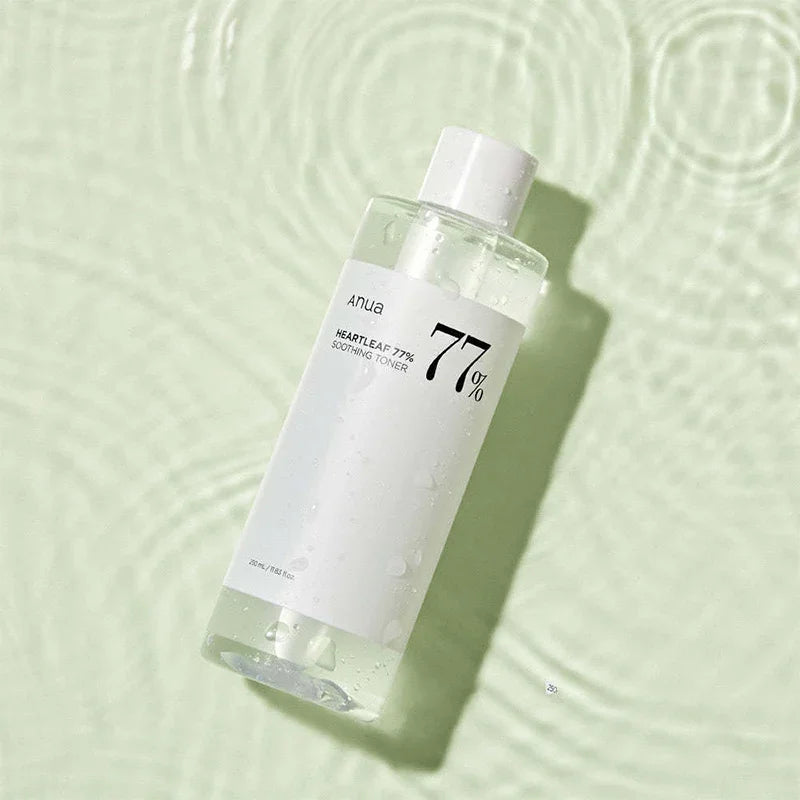 Anua Korean Heartleaf Anti-aging Essence Moisturizing Toner Emulsion Fade Fine Lines Deep Cleaning Facial Cleanser Skin Care Set