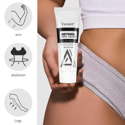 Retinol Vitamin E Body Cream Lifting Tighten Abdominal Shaping Firm Arm