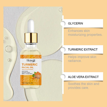 Turmeric Skincare Set Body Soap Anti Acne Dark Spot Corrector Improve Dry Skin Moisturizing Face Cream Brightening Facial Serum