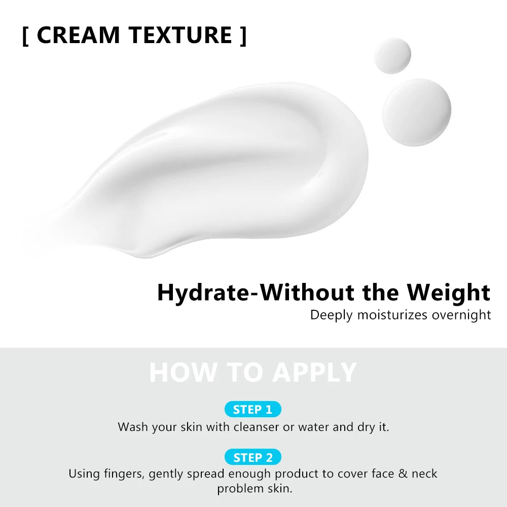 AUQUEST Salicylic Acid Acne Face Cream Pore Blackhead Removal
