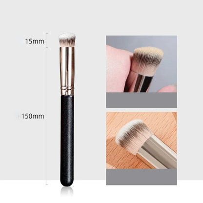 Makeup Brushes Foundation Concealer Angled Seamless Cover