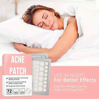 72pcs Acne Patch Set
