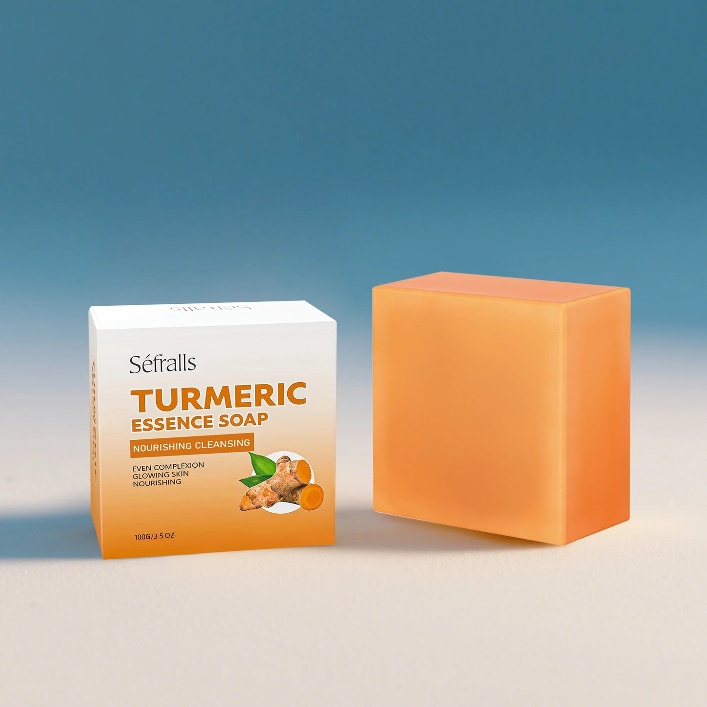 Séfralls Handmade Turmeric Soap 100gFade Dark SpotsGentle